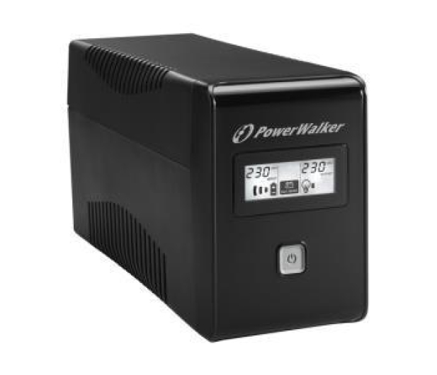 Power Walker LINE-INTERACTIVE (650VA/360W, 2x Schuko, LCD, AVR) - 173982 - zdjęcie 4
